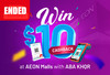 Win $10 cashback at AEON Malls with ABA KHQR!