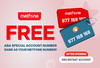 Get​ a​ Special​ ABA​ account​ number​ that​ matches​ your​ Metfone​ number​ for​ FREE!​